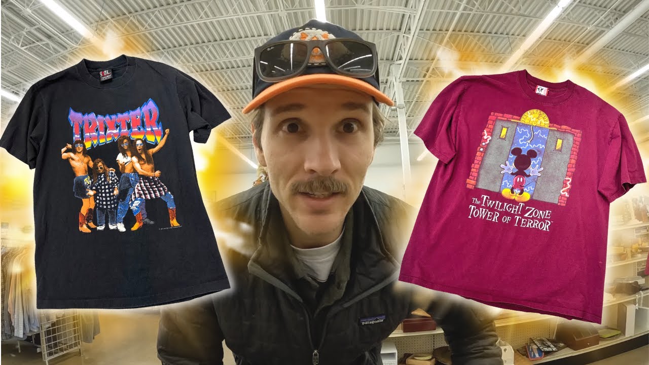 Rare Vintage Band T Shirt Found at The Thrift! YouTube