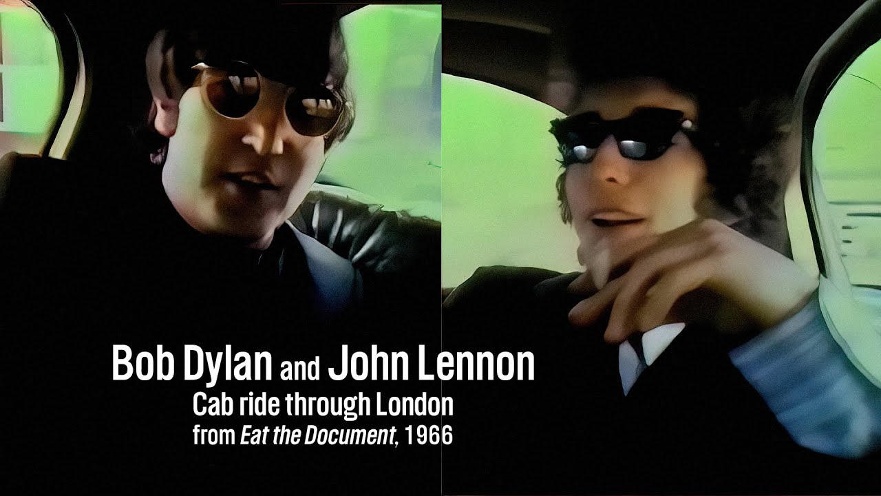 Bob Dylan and John Lennon, 1966 - remastered