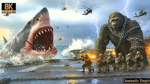 KONG vs. MEGALODON (UNRATED): The Ultimate Kaiju Battle | Monster Showdown #giants 