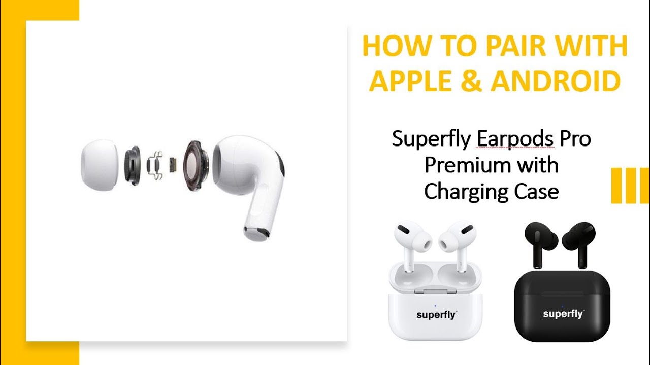 Supa Fly Superpods True Wireless Earpods - White