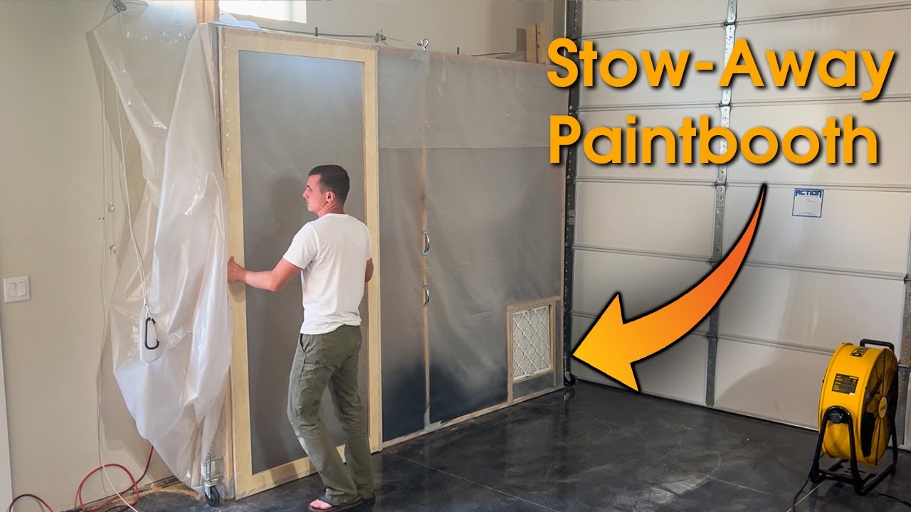 Collapsible Garage Paint Booth DIY 