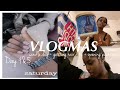 VLOGMAS DAY 4&amp;5: I TOOK MY HAIR OUT, GOT A SILK PRESS + CANDLE DAY + OPENING PACKAGES | LIFEOFCACHEA