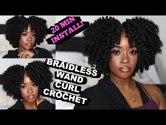 KIDS CROCHET BRAIDS WITH JUMPY WAND CURL TWIST