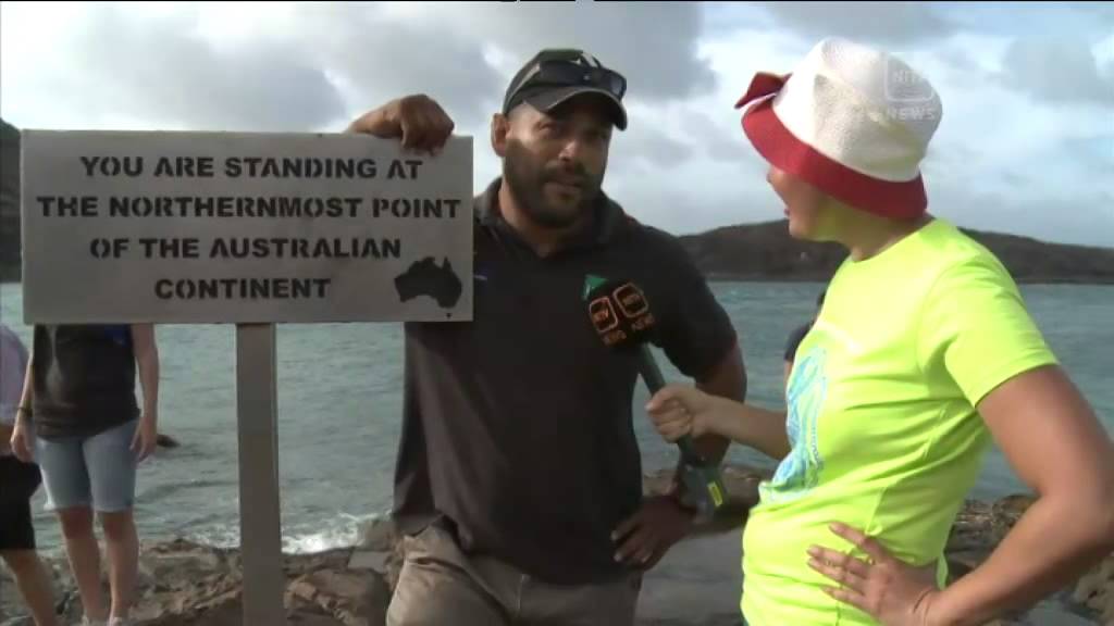 NATALIE AHMAT MEETS FAMOUS LOCALS AT "THE TIP" OF CAPE YORK