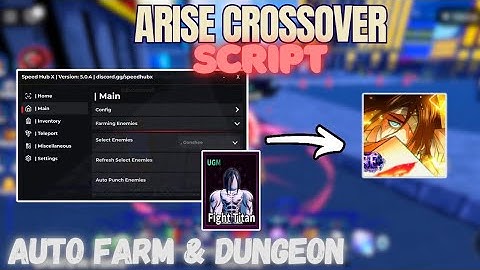 Arise Crossover Script *BEST* - Auto Farm, Auto Dungeon, Teleport, Auto Claim Mount & More