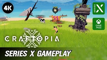Craftopia Xbox Series X 4K HDR Gameplay Highest Settings 60 FPS