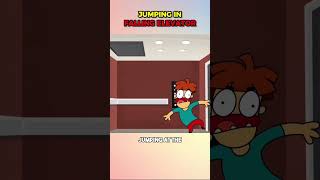 Can Jumping Save You in a Falling Elevator?