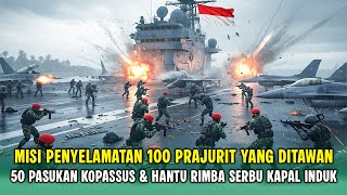 AMBALAT VIRAL❗ AKSI HEROIK 50 ANGGOTA KOPASSUS DAN HANTU RIMBA SELAMATKAN TAWANAN DI LAUT AMBALAT