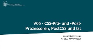 InterSys-WiSe23-05-Async-CSS-Prae-und-Post-Prozessoren-PostCSS-und-tsc