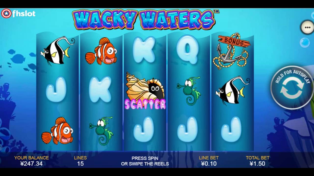 Wacky Waters bonus game - playtech bonus slot