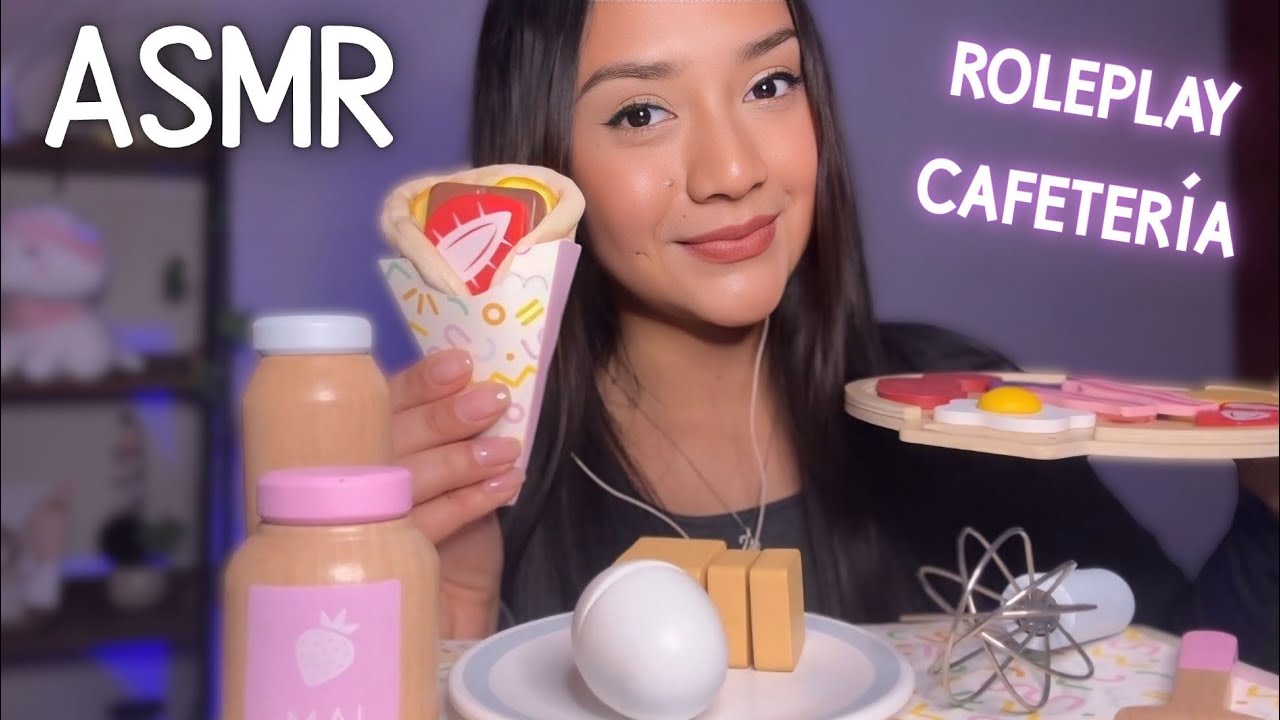 ASMR CAFETERÍA RELAJANTE ROLEPLAY | ATENCIÓN PERSONAL DUERME RÁPIDO 