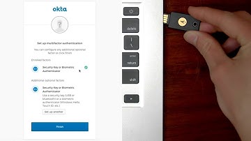 YubiKeys with Okta Adaptive MFA and WebAuthn - Admin registration and user authentication
