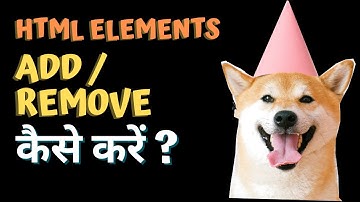 #4 JavaScript DOM Crash Course- Creating, Removing HTML Elements & Append Child appendChild() p5.js