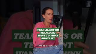 Came to talk about TTC, left talking about aliens