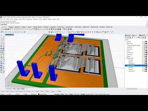 Creating a 3D bond wire layout using MFis Wire in a few minutes