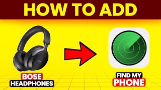 How To Add Bose Headphones To Find My iPhone (How To Connect Bose Headphones To Find My iPhone) screenshot 4