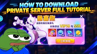 How to download private server of creature trainer arena | pokeverse | master legend priavte server screenshot 3