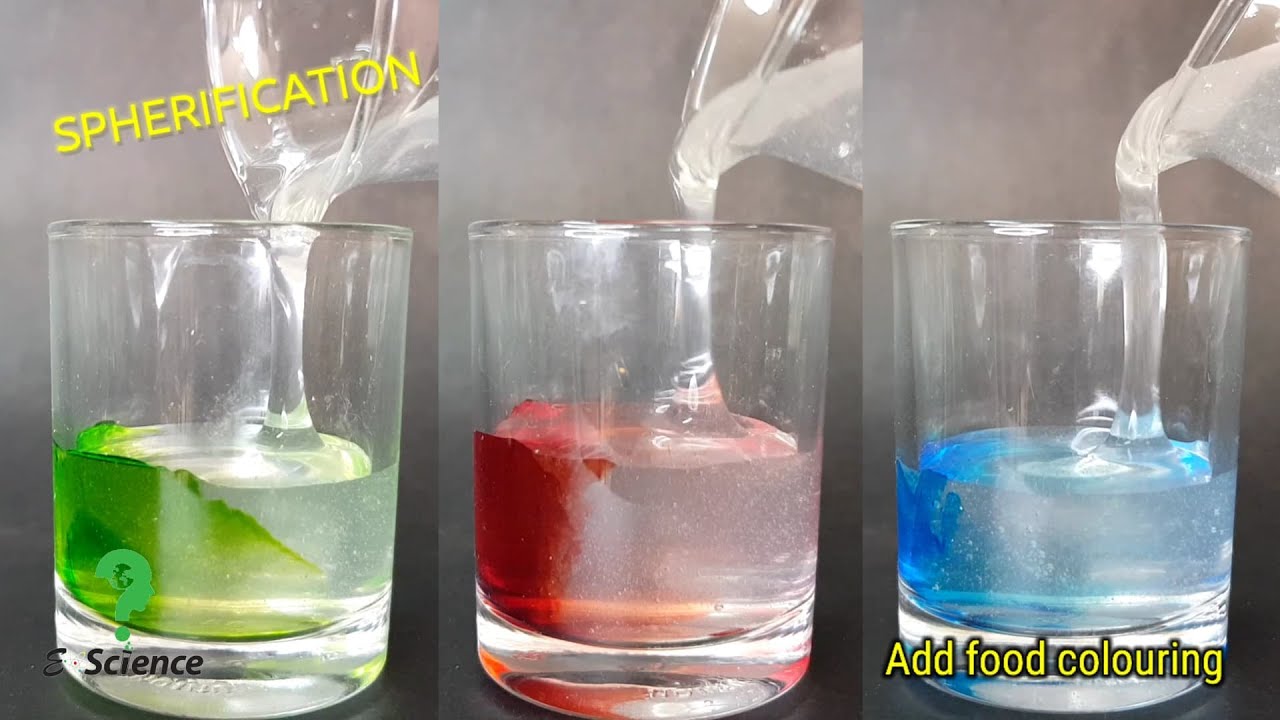Spherification experiment YouTube