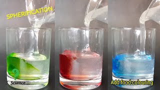 Spherification experiment