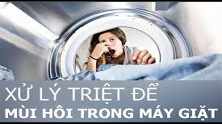 Cách xử lý máy giặt bị ẩm