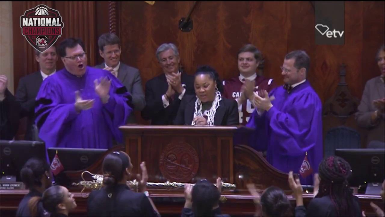 South Carolina lawmakers honor national champion Gamecocks