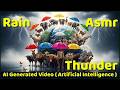 Heavy Rain &amp; Thunder | Relaxing Sounds | ASMR | Animal Family