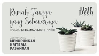 MENURUNKAN KRITERIA PASANGAN (5 menitan)