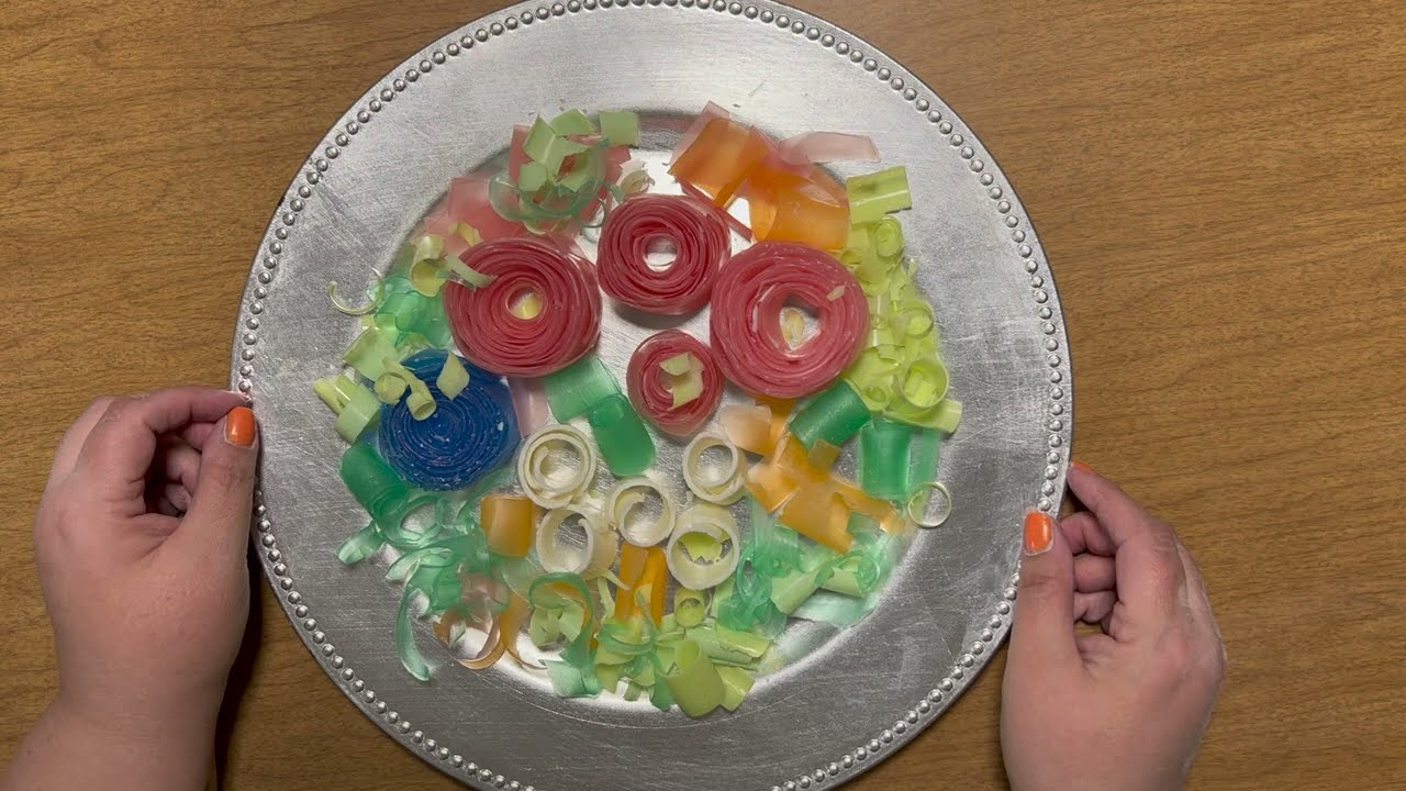 ASMR Soap Crushing: Colorful soap roses & curls - Oddly satisfying 