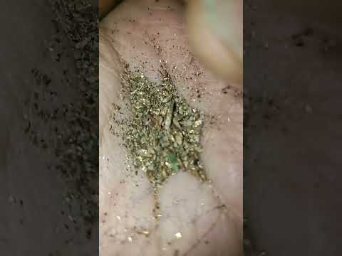 الذهب الكاذب قشور الميكا