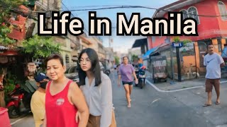 Real Walking Experience in San Andres Bukid Manila Philippines