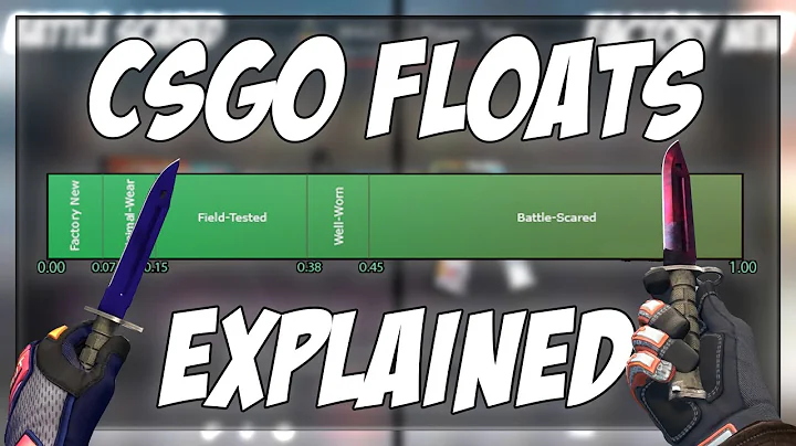 CSGO SKIN FLOAT VALUES EXPLAINED!!