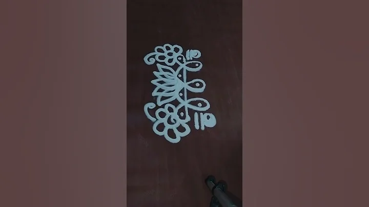 easy morning rangoli ⚛️ #shorts #shortsfeed #rangoli #kolam #youtubeshorts #muggulu #viralvideo