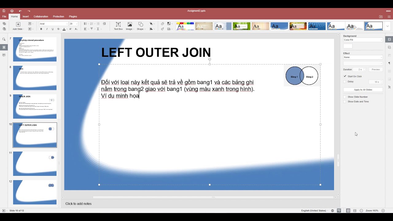 LEFT OUTER JOIN - YouTube