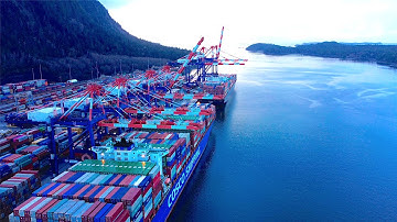 Prince Rupert, DP World Fairview Container Terminal - DJI Mini 2