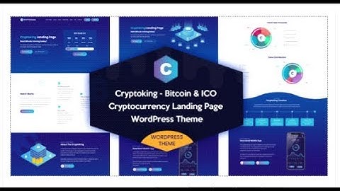 Cryptoking - Bitcoin & ICO Landing Page WordPress Theme | Themeforest Templates
