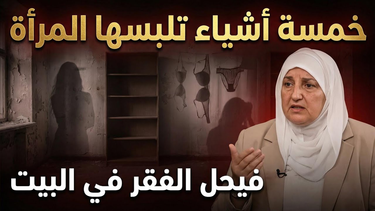 خمسة أشياء تلبسها المرأة فيحل الفقر في البيت | الدكتورة هيفاء يونس