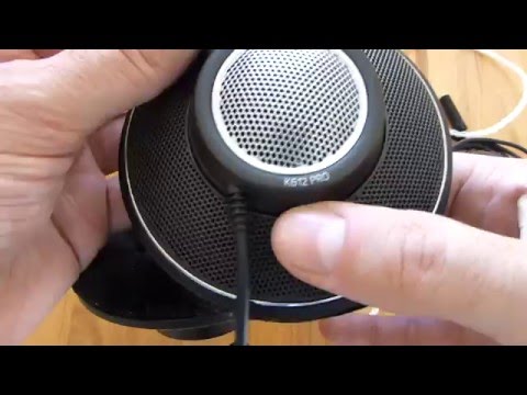 AKG K612 PRO 本体 ケーブル着脱式 改造 AKG K612 PRO Detachable Cable Mod with DIY OCC Headphone Cable