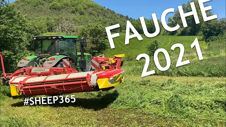 FAUCHE de luzerne/sainfoin 2021(john deere 6135R/p...