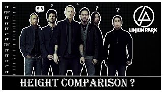Linkin Park Members Height Comparison [2021]