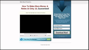 Landing Page Templates And Squeeze Page Templates From Hot Video Squeeze Templates