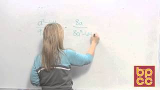Math 099 Module 10.1 - Multiplication and Division of Rational Expressions Profile
