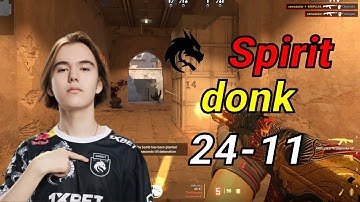CS2 Spirit donk POV Faceit Dust2 (24-11) | 24/06/10 #cs2 #demo