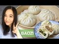 REZEPT: Baozi | gedämpfte gefüllte asiatische Teigtaschen | Dim Sum | original chinesisch