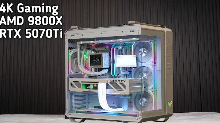 4K 2160P WHITE GAMING PC BUILD 2025 | Ryzen 7 9800X3D + RTX 5070 Ti Vulcan W | Ultra Clean Setup