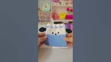 Sanrio Drawstring Bag ✨#diy #youtubeshorts #handmade #crochet #youtube #reels