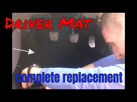 Driver side mat completely replaced, DIY tutorial.