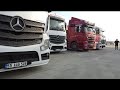 Actros 1842'nin İçinden Drone Geçti / Tırcının Öğle Yemeği Bütün Ekmek Arası Kavurma...!