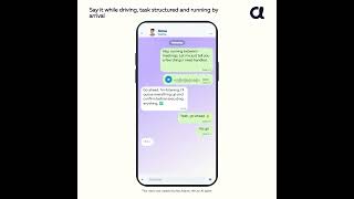 Amplify AI Assistant feature of the day: Say it while driving. The task is running by a…