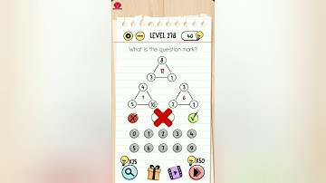 Brain Test Level 278 what is the question mark