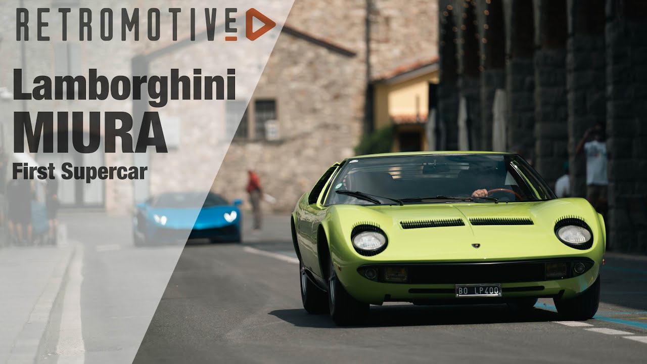 Miura: the world’s first production car equipped with a transverse central - rear mounted V12 engine